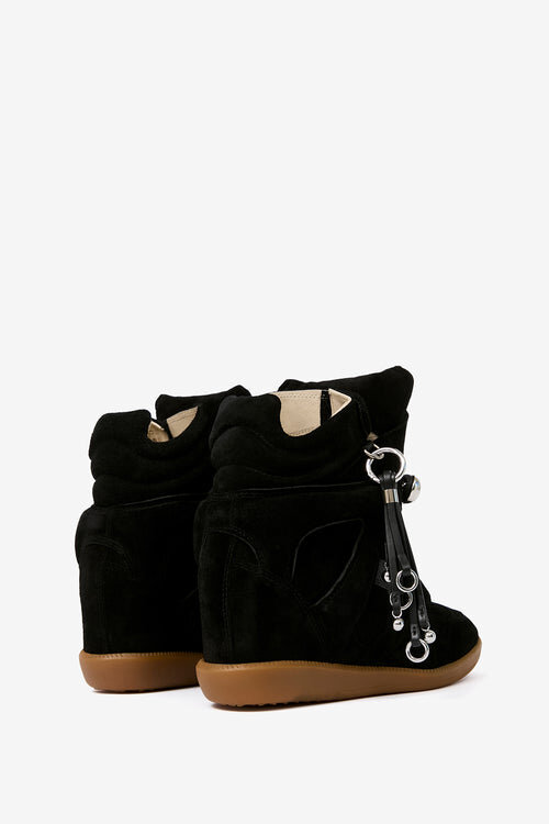 Bekett Studded Leather Wedge Sneakers Bekett Studded Leather Wedge Sneakers