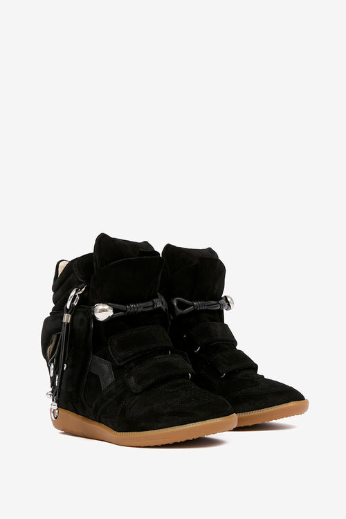 Bekett Studded Leather Wedge Sneakers Bekett Studded Leather Wedge Sneakers