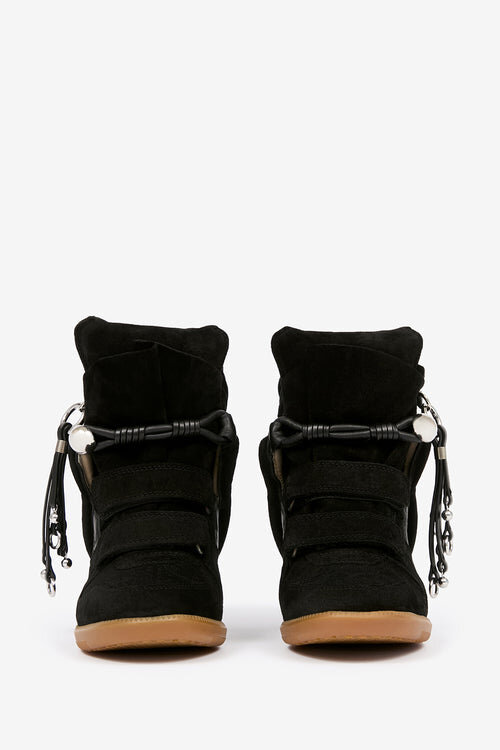 Bekett Studded Leather Wedge Sneakers Bekett Studded Leather Wedge Sneakers