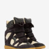Bekett Suede Calfskin Leather Wedge Sneakers Bekett Suede Calfskin Leather Wedge Sneakers