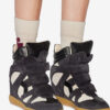 Bekett Suede Calfskin Leather Wedge Sneakers Bekett Suede Calfskin Leather Wedge Sneakers