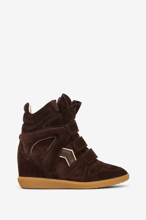 Bekett Suede Leather Wedge Sneakers Bekett Suede Leather Wedge Sneakers