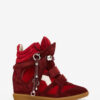 Bekett Suede Leather Wedge Sneakers Bekett Suede Leather Wedge Sneakers