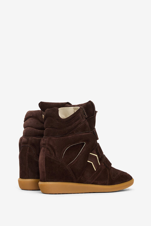Bekett Suede Leather Wedge Sneakers Bekett Suede Leather Wedge Sneakers