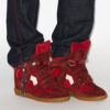 Bekett Suede Leather Wedge Sneakers Bekett Suede Leather Wedge Sneakers