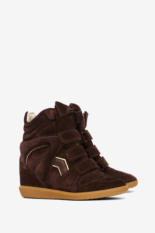 Bekett Suede Leather Wedge Sneakers Bekett Suede Leather Wedge Sneakers