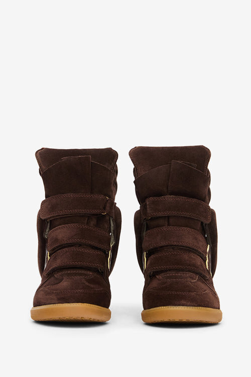 Bekett Suede Leather Wedge Sneakers Bekett Suede Leather Wedge Sneakers