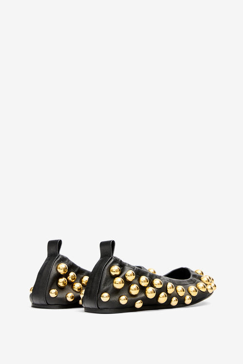 Belna Studded Leather Ballet Flats Belna Studded Leather Ballet Flats