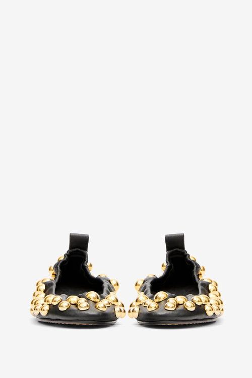 Belna Studded Leather Ballet Flats Belna Studded Leather Ballet Flats