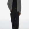 Benett Zip-Up Ribbed Wool Cardigan Benett Zip-Up Ribbed Wool Cardigan