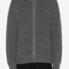 Benett Zip-Up Ribbed Wool Cardigan Benett Zip-Up Ribbed Wool Cardigan