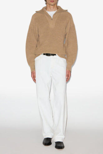 Benny Wool Zip-Up Collar Sweater Benny Wool Zip-Up Collar Sweater