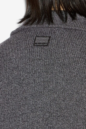 Benny Wool Zip-Up Collar Sweater Benny Wool Zip-Up Collar Sweater