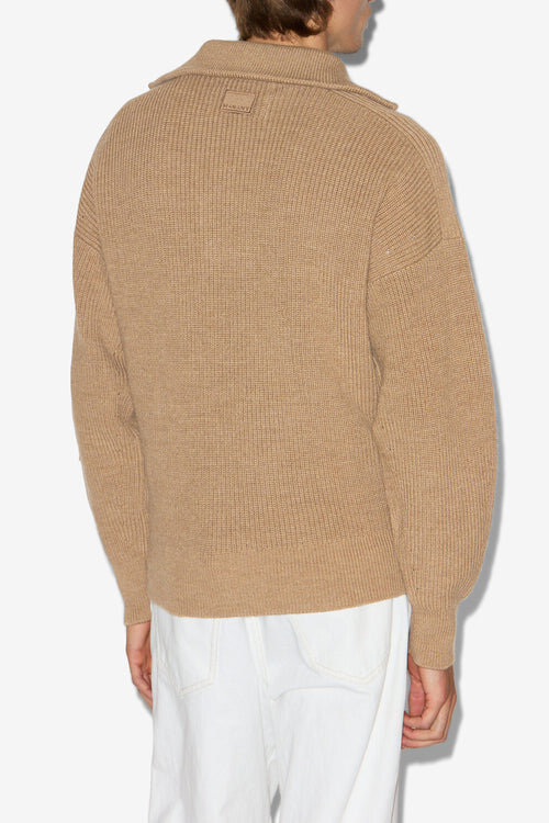 Benny Wool Zip-Up Collar Sweater Benny Wool Zip-Up Collar Sweater