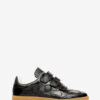 Beth Embossed Low-Top Leather Sneakers Beth Embossed Low-Top Leather Sneakers