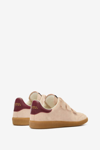 Beth Low-Top Suede and Leather Sneakers