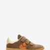 Beth Low-Top Suede Calfskin Leather Sneakers Beth Low-Top Suede Calfskin Leather Sneakers