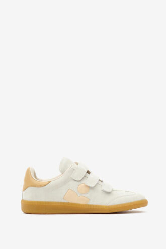 Beth Low-Top Suede Calfskin Leather Sneakers