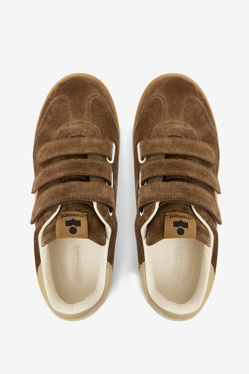 Beth Low-Top Suede Calfskin Leather Sneakers Beth Low-Top Suede Calfskin Leather Sneakers