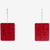 Blacke Pendant Plate Earrings Blacke Pendant Plate Earrings