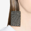 Blacke Pendant Plate Earrings Blacke Pendant Plate Earrings