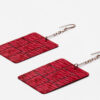 Blacke Pendant Plate Earrings Blacke Pendant Plate Earrings