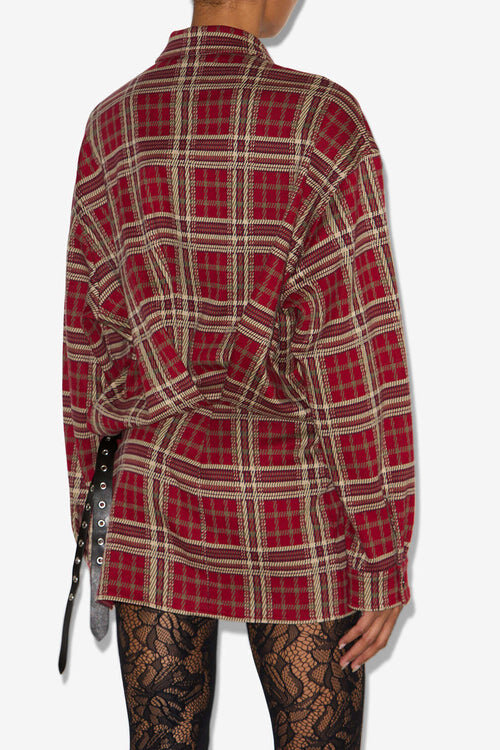 Blandia Plaid Shirt Dress Blandia Plaid Shirt Dress