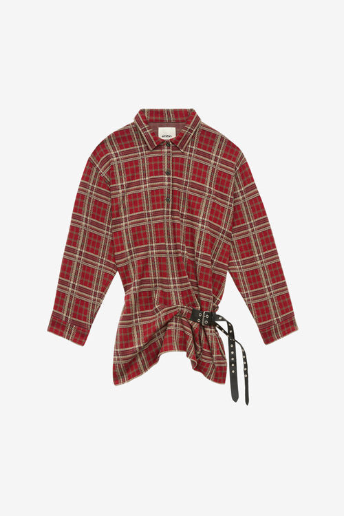 Blandia Plaid Shirt Dress Blandia Plaid Shirt Dress