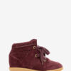 Bobby Suede Calfskin Leather Wedge Sneakers Bobby Suede Calfskin Leather Wedge Sneakers