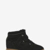 Bobby Suede Calfskin Leather Wedge Sneakers Bobby Suede Calfskin Leather Wedge Sneakers