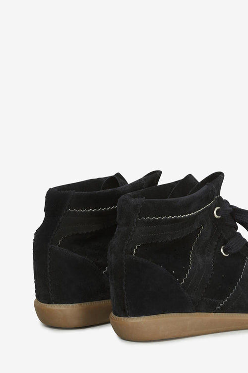 Bobby Suede Calfskin Leather Wedge Sneakers Bobby Suede Calfskin Leather Wedge Sneakers