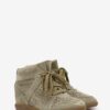 Bobby Suede Calfskin Leather Wedge Sneakers Bobby Suede Calfskin Leather Wedge Sneakers