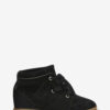 Bobby Suede Calfskin Leather Wedge Sneakers Bobby Suede Calfskin Leather Wedge Sneakers