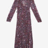 Briane Long Printed Crepe Dress Briane Long Printed Crepe Dress