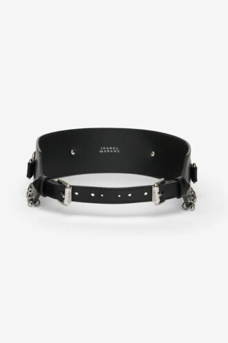 Brighton Wide Leather Belt with Rings