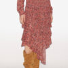 Brigitte Frilly Printed Midi Skirt Brigitte Frilly Printed Midi Skirt