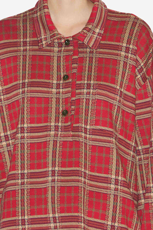 Bruna Plaid Blouse Bruna Plaid Blouse