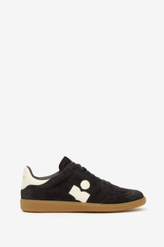 Bryce Low-Top Suede Calfskin Leather Sneakers Bryce Low-Top Suede Calfskin Leather Sneakers