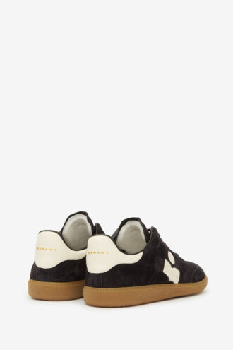 Bryce Low-Top Suede Calfskin Leather Sneakers Bryce Low-Top Suede Calfskin Leather Sneakers