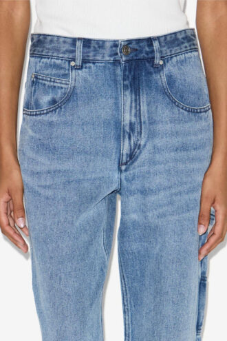 Bymara Flowing Loose-Fitting Denim Jeans