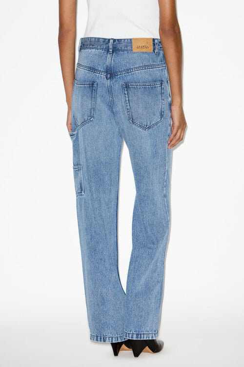 Bymara Flowing Loose-Fitting Denim Jeans Bymara Flowing Loose-Fitting Denim Jeans