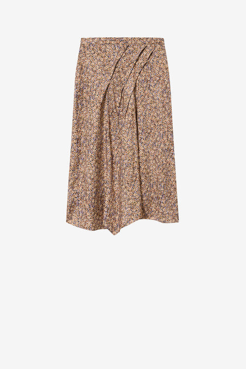 Cacia Floral Silk Jacquard Underskirt Cacia Floral Silk Jacquard Underskirt