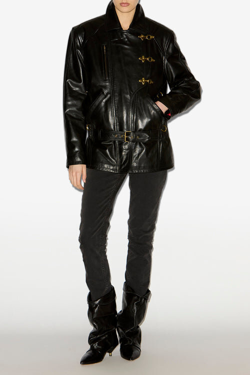 Caitlyn Biker Style Leather Jacket Caitlyn Biker Style Leather Jacket