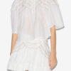 Carmen Gathered Cotton Voile Top Carmen Gathered Cotton Voile Top