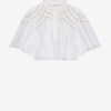 Carmen Gathered Cotton Voile Top Carmen Gathered Cotton Voile Top