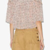 Carmen Printed and Gathered Cotton Voile Top Carmen Printed and Gathered Cotton Voile Top