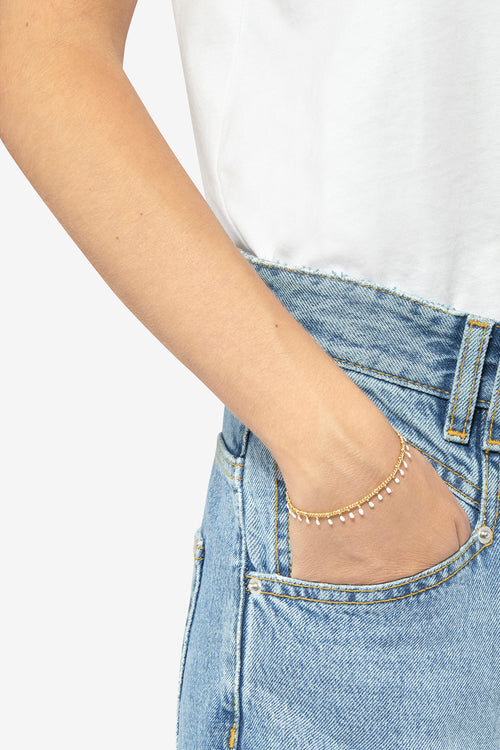 Casablanca Gold-Finish Brass Chain Bracelet Casablanca Gold-Finish Brass Chain Bracelet