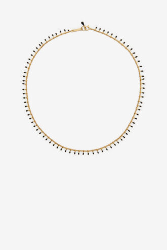 Casablanca Gold-Finish Brass Chain Necklace