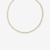 Casablanca Gold-Finish Brass Chain Necklace Casablanca Gold-Finish Brass Chain Necklace