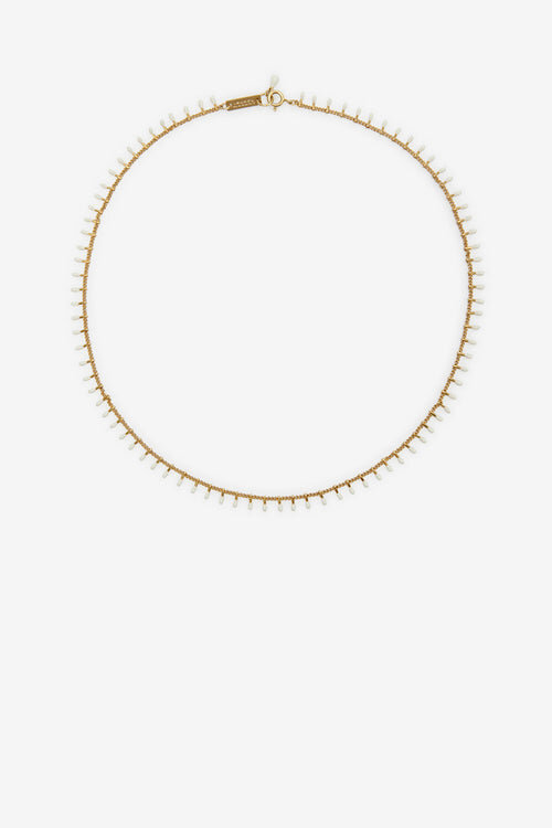 Casablanca Gold-Finish Brass Chain Necklace Casablanca Gold-Finish Brass Chain Necklace